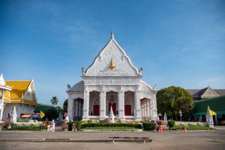 Photo for Wat Supattanaram Worawihan in City of Udon Ratchathani and Province Ubon Ratchathani in Thailand.  Thailand, Ubon Ratchathani, November, 23, 2023 - Royalty Free Image