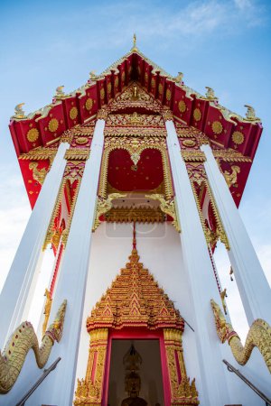 Photo for Wat Luang in the city Udon Ratchathani and Province Ubon Ratchathani in Thailand.  Thailand, Ubon Ratchathani, November 23, 2023 - Royalty Free Image