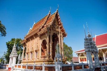 Photo for Wat Ban Na Kwai in city centre and Province Ubon Ratchathani in Thailand. - Royalty Free Image