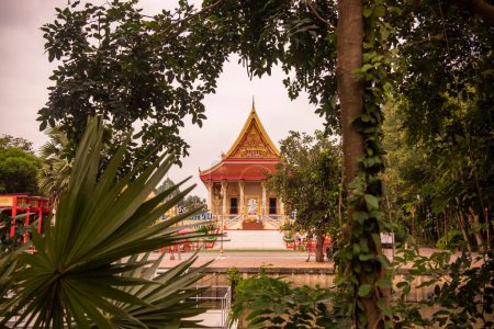 Wat Wang Taku in the city Nakhom Pathom in the Province Nakhon Pathom in Thailand.  Thailand, Nakhon Pathom, November 10, 2023