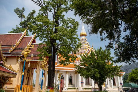 Wat Thammasala in the city Nakhom Pathom in the Province Nakhon Pathom in Thailand.  Thailand, Nakhon Pathom, November 10, 2023