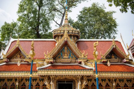 Wat Thammasala in the city Nakhom Pathom in the Province Nakhon Pathom in Thailand.  Thailand, Nakhon Pathom, November 10, 2023