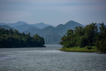 Photo for Landscape and Nature at the Lake Kaeng Krachan Dam in the Kaeng Krachan National Park in the Province of Phetchaburi in Thailand at November 19, 2024. - Royalty Free Image
