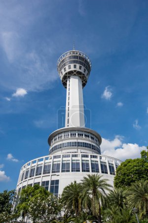Photo for Samut Prakan Observation Tower in the city Samut Prakan in the Province Samut Prakan in Thailand at December 7, 2023 - Royalty Free Image