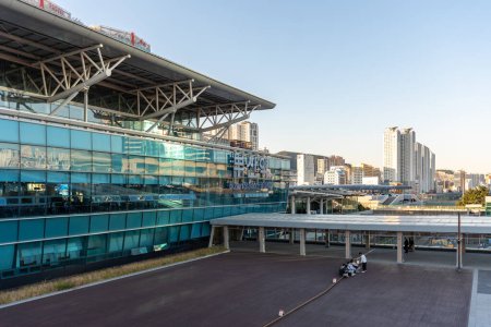 Téléchargez les photos : Gare de Busan gare à grande vitesse à Busan, Corée du Sud le 19 octobre 2022 - en image libre de droit