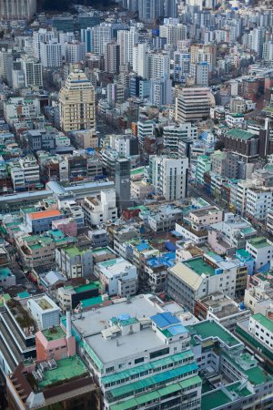 Photo for Cityscape of Busan Metropolitan City in South Korea, view from Diamond Tower on 15 February 2023 - Royalty Free Image