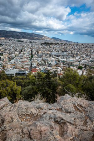 Photo for Aerial cityscape view of Athens capital of Greece - Royalty Free Image