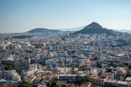 Photo for Aerial cityscape view of Athens capital of Greece - Royalty Free Image