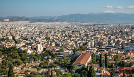 Photo for Aerial cityscape view of Athens capital city of Greece - Royalty Free Image