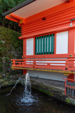 Foto de Kumano Nachi Taisha Gran santuario sintoísta en Nachisan en la prefectura de Wakayama de Japón el 16 de febrero de 2024 - Imagen libre de derechos