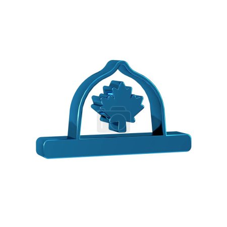 Foto de Blue Canadian Ranger sombrero icono uniforme aislado sobre fondo transparente. - Imagen libre de derechos