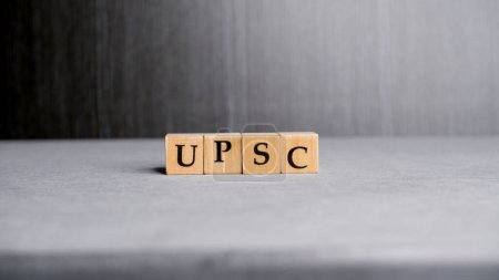 Photo for Union Public Service Commission or UPSC exam concept. - Royalty Free Image