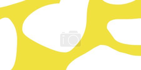 Foto de Abstract background with uneven elements. Smoothness, circles, transitions. Yellow and white color. - Imagen libre de derechos