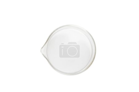 Téléchargez les photos : La tasse de cristallisation est vide de verre. isolé. - en image libre de droit