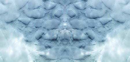 Téléchargez les photos : Cimetière de l'Atlantide, photographies abstraites symétriques des régions gelées de la terre depuis les airs, surréalisme abstrait, - en image libre de droit