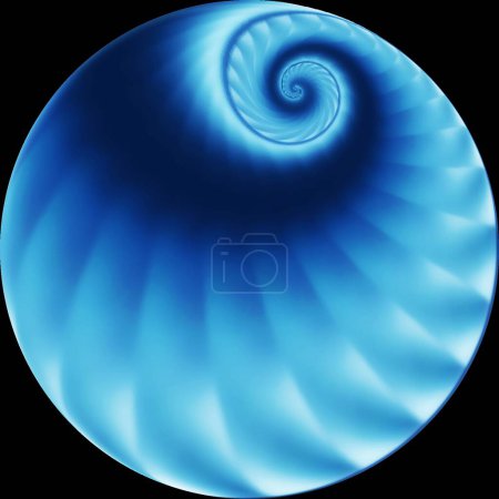 Téléchargez les photos : Mandala de la mer, des vagues, de la création des vagues, de la force de l'eau, mandala de méditation, arrêt du dialogue interne, composition abstraite circulaire - en image libre de droit