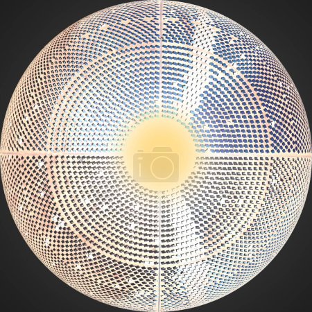 mandala of solar energy, the light of life,   mandala for meditation, stopping internal dialogue, circular abstract composition