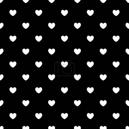 Illustration for Heart seamless pattern. Vector background. Valentine's day. - Royalty Free Image