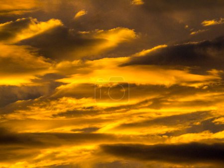 Photo for Dramatic sunset over Lancashire in the north of England in late august - Royalty Free Image