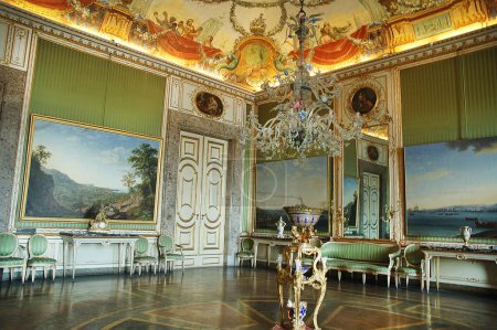 Photo for The Palace of the Bourbon Kings of Italy at Caserta  in Italy is an opulent and beautiful place - Royalty Free Image
