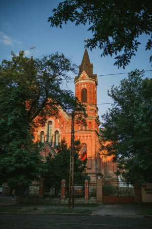Photo for South Ukraine, Mykolaiv - August 21, 2021: Catholic temple. Church of St. Joseph. The city before the war - Royalty Free Image