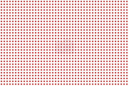 Photo for Seamless Large Texture of polka red dot pattern on white abstract background with circles. Suitable for textile, packaging, postcards, Wallpapers, banners. Colorful Christmas material for gifts - Royalty Free Image