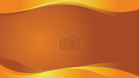 Illustration for New Background template, with cool golden brown color, vector design - Royalty Free Image