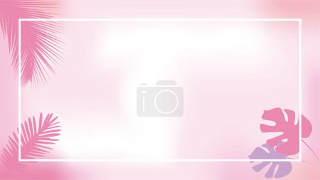 Illustration for New image background with pink trees ornament, which is warm for your design - Royalty Free Image