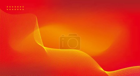 Orange and red abstract modern abstract background. vector futuristic style texture template