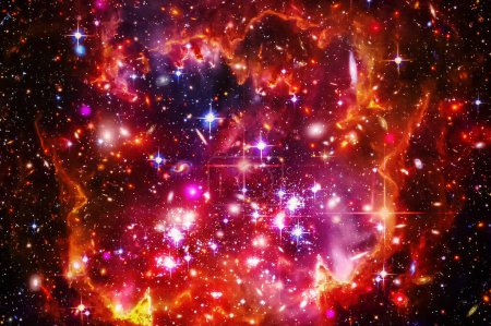Téléchargez les photos : Galaxie épique très détaillée et étoiles. Les éléments de cette image fournis par la NASA - en image libre de droit