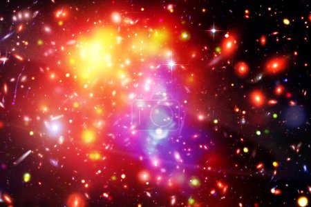 Téléchargez les photos : Bel univers. Galaxies et étoiles. Les éléments de cette image fournis par la NASA - en image libre de droit
