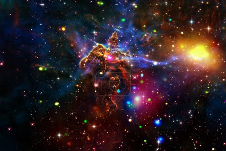 Téléchargez les photos : Galaxie et poussière d'étoiles. Les éléments de cette image fournis par la NASA - en image libre de droit