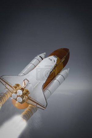 Téléchargez les photos : Lancement de fusée dramatique. Les éléments de cette image fournis par la NASA - en image libre de droit