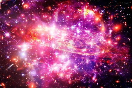 Foto de Galaxia, nebulosa y gas. Los elementos de esta imagen proporcionados por la NASA - Imagen libre de derechos