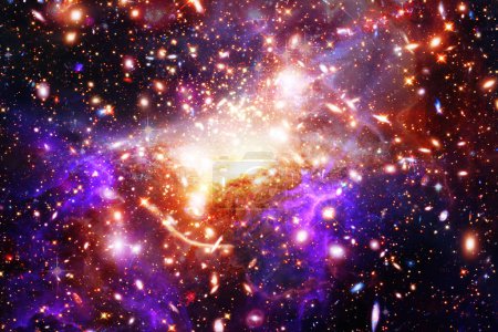 Téléchargez les photos : Merveilleuse galaxie, nébuleuse et étoiles. Les éléments de cette image fournis par la NASA - en image libre de droit