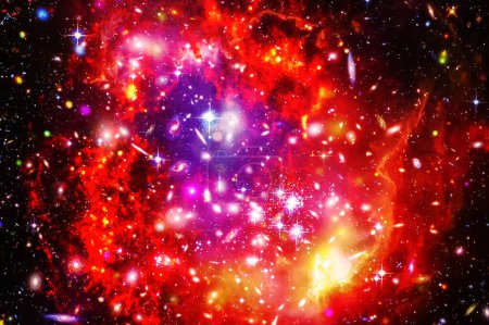 Photo for Star field in space a nebulae and a gas congestion. The elements of this image furnished by NASA - Royalty Free Image