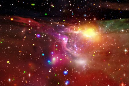 Photo for Nebula and galaxies in space. The elements of this image furnished by NASA - Royalty Free Image