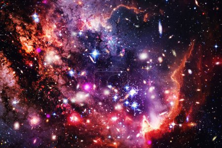 Photo for Beautiful universe. Galaxies and stars. The elements of this image furnished by NASA - Royalty Free Image