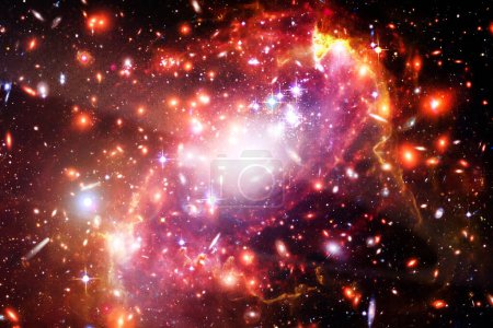 Foto de Galaxia, nebulosa y gas. Los elementos de esta imagen proporcionados por la NASA - Imagen libre de derechos