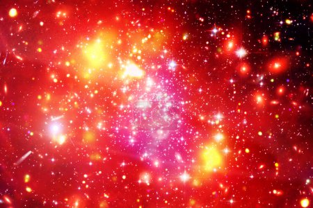 Photo for Star cluster and galaxy. The elements of this image furnished by NASA - Royalty Free Image