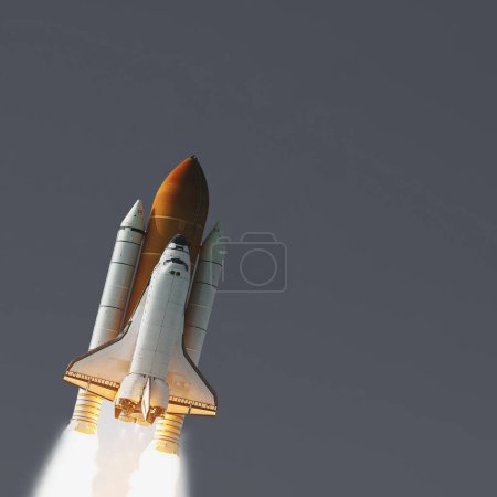 Téléchargez les photos : Une fusée. Queue de fusée. Trace de fusée. Les éléments de cette image fournis par la NASA - en image libre de droit