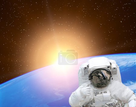 Photo for Shuttle above the earth. The elements of this image furnished by NASA - Royalty Free Image