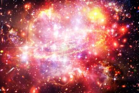 Foto de Hermoso universo. Galaxias y estrellas. Los elementos de esta imagen proporcionados por la NASA - Imagen libre de derechos