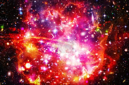 Téléchargez les photos : Galaxie épique très détaillée et étoiles. Les éléments de cette image fournis par la NASA - en image libre de droit