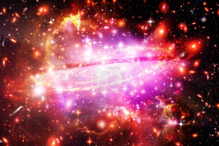 Foto de Hermoso universo. Galaxias y estrellas. Los elementos de esta imagen proporcionados por la NASA - Imagen libre de derechos