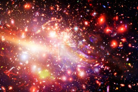 Téléchargez les photos : Bel univers. Galaxies et étoiles. Les éléments de cette image fournis par la NASA - en image libre de droit