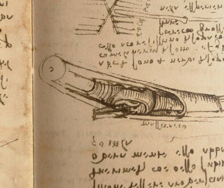 Téléchargez les photos : Manuscrit, dessins, plans, mécanisme d'aile de Léonard de Vinci dans l'ancien livre Le Codice Sul Volo, par E. Rouveyre, 1893 - en image libre de droit
