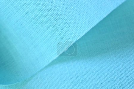 bleu clair chanvre viscose tissu naturel couleur, sac texture rugueuse de mode textile fond abstrait
