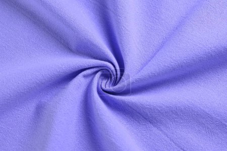 Foto de Textura de algodón púrpura de la industria textil de la tela, imagen abstracta para el fondo de diseño de tela de moda - Imagen libre de derechos