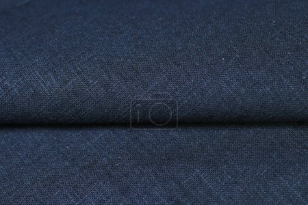Foto de Negro cáñamo viscosa tela natural tela color, saco textura áspera del fondo abstracto de la moda textil - Imagen libre de derechos